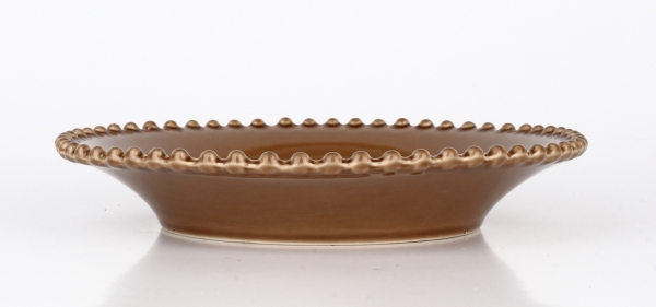 Polievkový tanier PEARL kávový 24cm