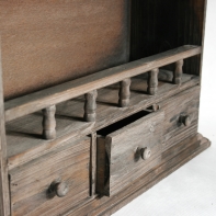 Police do kuchyne so zásuvkami 50x59cm