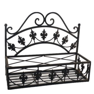 Polička kovová 2 kusy 