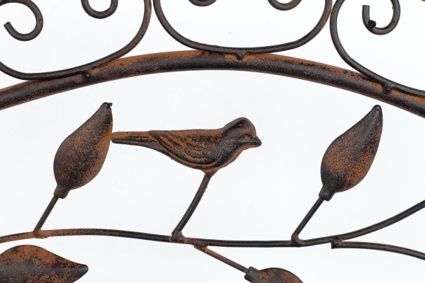 Polička na kvety 38 x 19,5 x 49 cm kovová