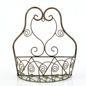 Polička na stenu na kvety 30x32cm