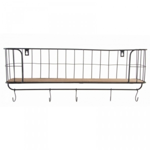 Polička v industriálnom štýle 60x12x18cm