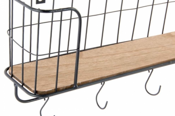 Polička v industriálnom štýle 60x12x18cm