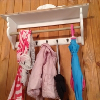 Polička/vešiak do predsiene Novaline 70x26x18cm