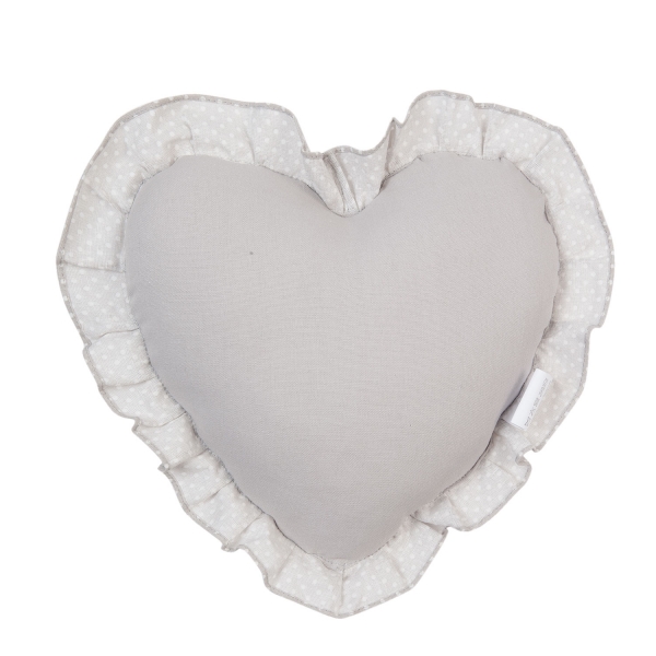 Vankúš s výplňou srdca 33x33cm