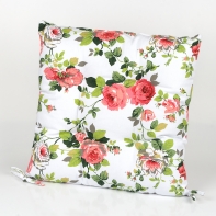 Vankúš na stoličku červená ruža 45x45cm