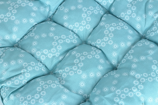 Vankúšik na stoličku svetlo modrý 40x40cm