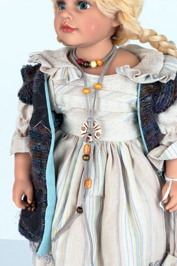 Porcelánová bábika 53cm vinyl