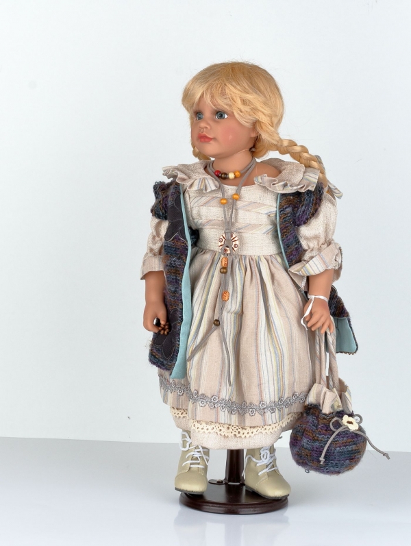 Porcelánová bábika 53cm vinyl