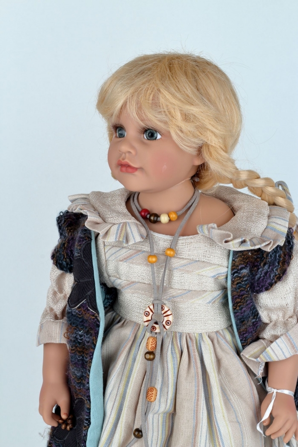 Porcelánová bábika 53cm vinyl