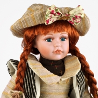 Porcelánová bábika Brita 40cm