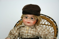 Porcelánová bábika chlapec 30cm