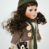 Porcelánová bábika Claudie 30cm