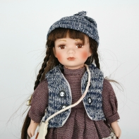 Porcelánová bábika Dita 30cm