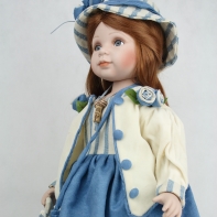 Porcelánová bábika Estelle 62cm