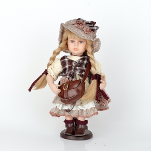 Porcelánová bábika Evelína 30cm