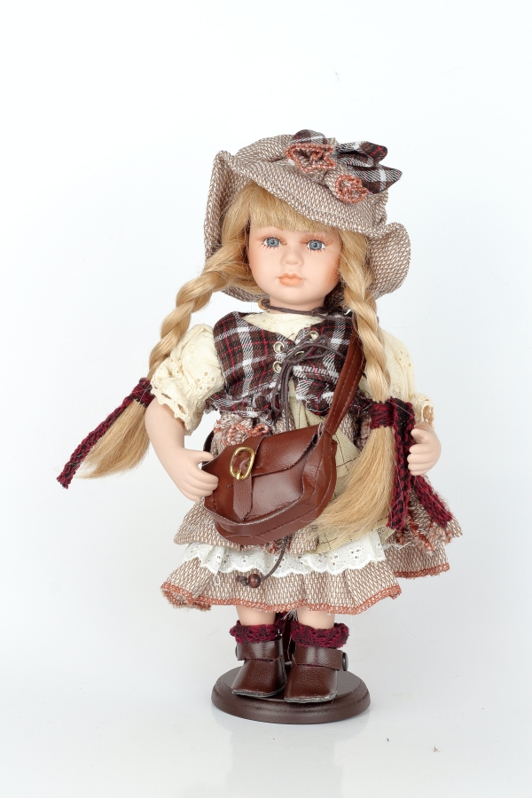 Porcelánová bábika Evelína 30cm