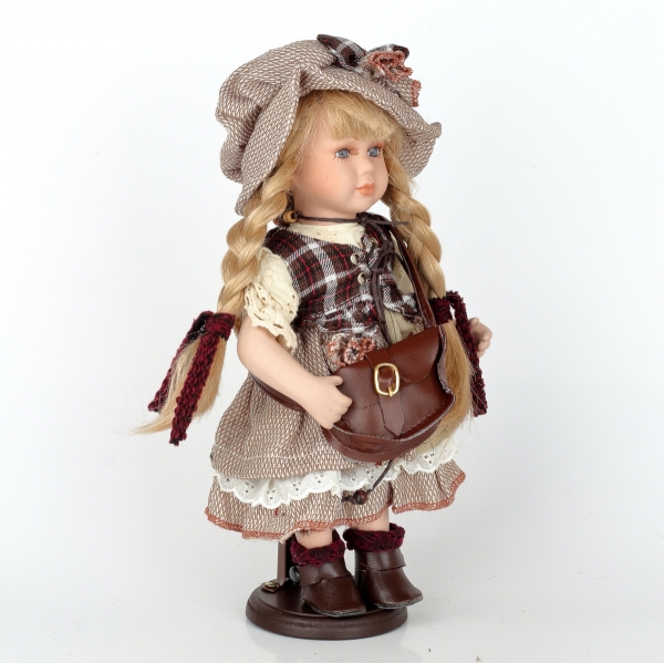 Porcelánová bábika Evelína 30cm