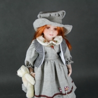 Porcelánová bábika Gábina 60cm