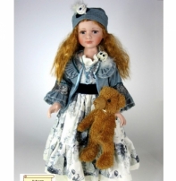 Porcelánová bábika Johana 70 cm s certifikátom