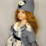 Porcelánová bábika Johana 70 cm s certifikátom