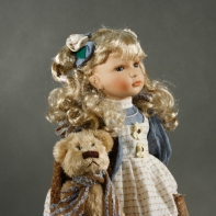 Porcelánová bábika Karina 54cm