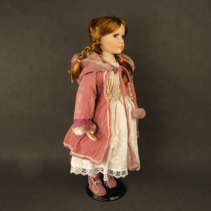 Porcelánová bábika Leona ručne vyrábaná 70 cm