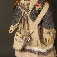 Porcelánová bábika Linda s certifikátom 70 cm