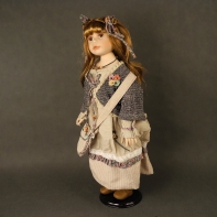 Porcelánová bábika Linda s certifikátom 70 cm