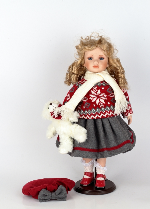 Porcelánová bábika Valentína 47cm