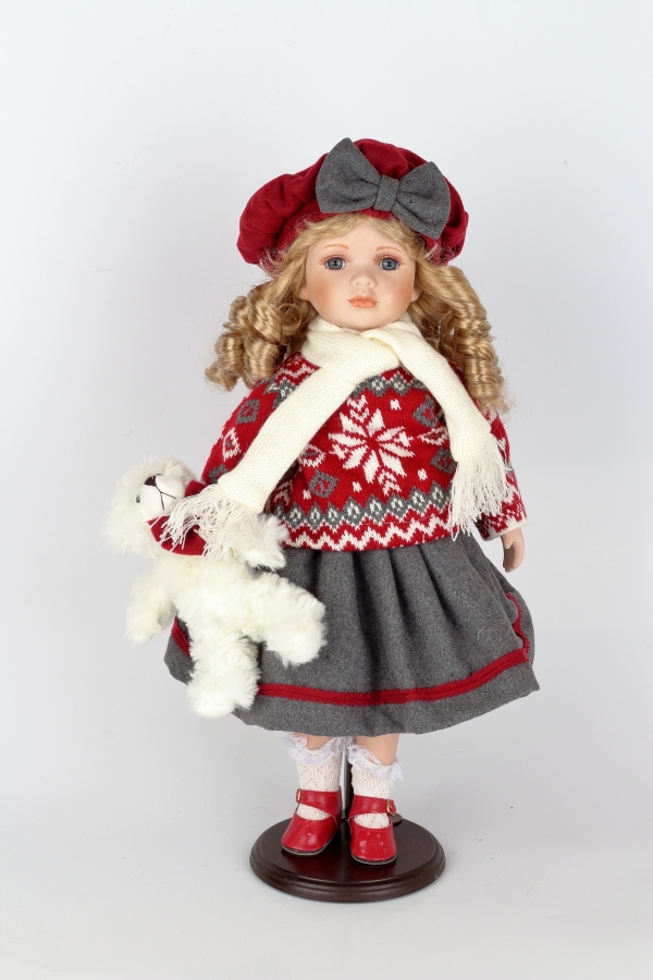 Porcelánová bábika Valentína 47cm