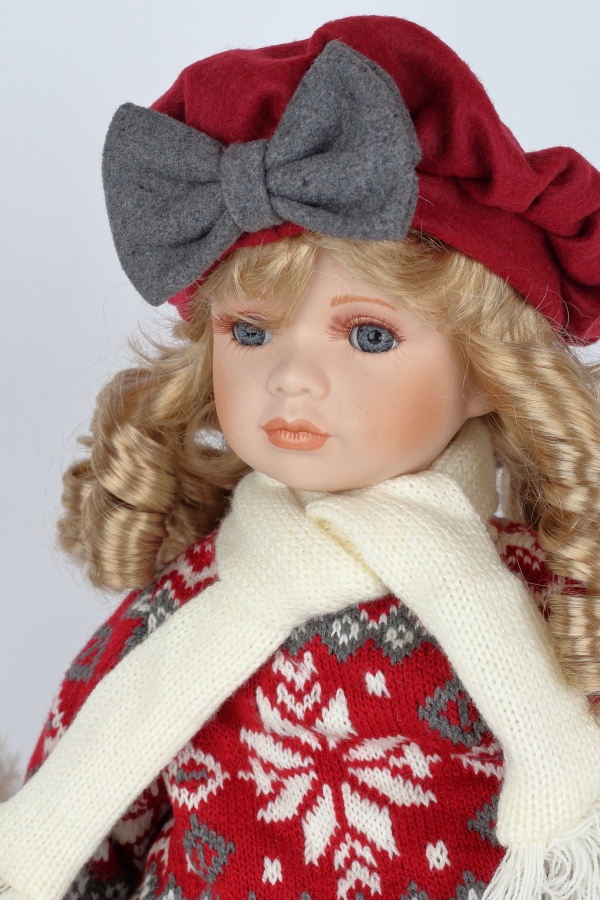 Porcelánová bábika Valentína 47cm