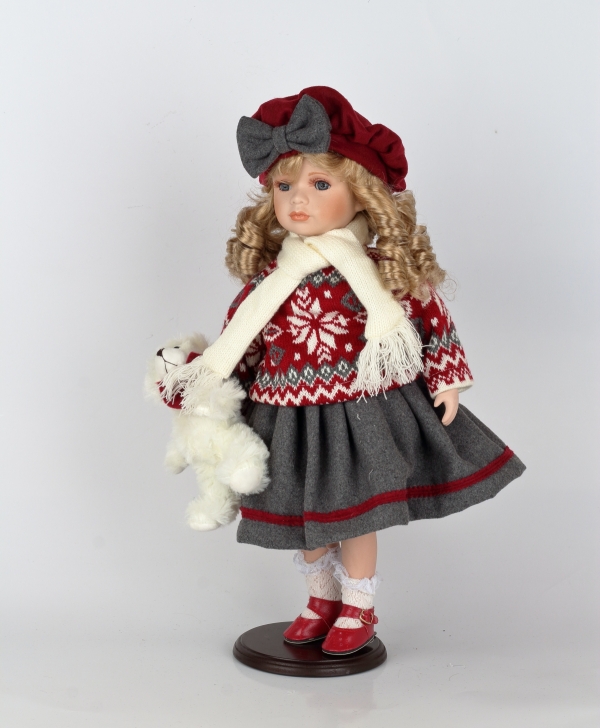 Porcelánová bábika Valentína 47cm