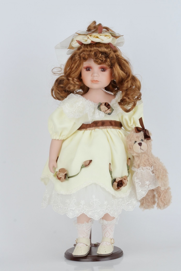 Porcelánová bábika Viktorie 48cm