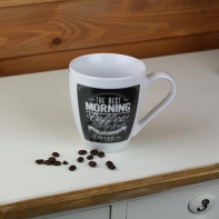 Porcelánový hrnček na kávu Morning coffee 11cm