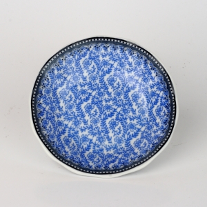 Porcelánový tanier modré kvety 10cm