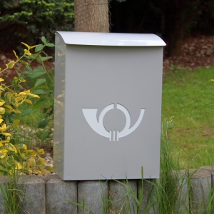 Poštová schránka vonkajšia šedá