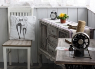 Povlak na vankúš biely Dve mačky 40x40cm