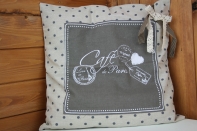 Povlak na vankúš Café de Paris 40x40cm