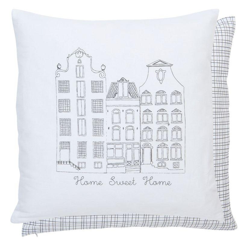 Povlak na vankúš domčeky 40x40cm 