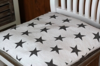 Povlak na vankúš hviezdy biely 40x40cm