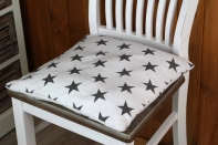 Povlak na vankúš hviezdy biely 40x40cm