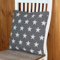 Povlak na vankúš hviezdy šedý 40x40cm