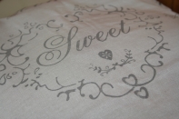 Obliečka na vankúš Sweet Home biely 40x40cm