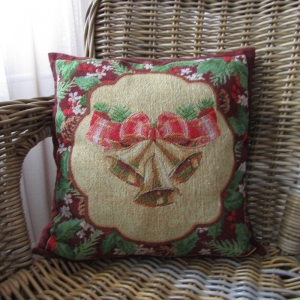 Povlak na vankúš vianočné zvon 40x40cm