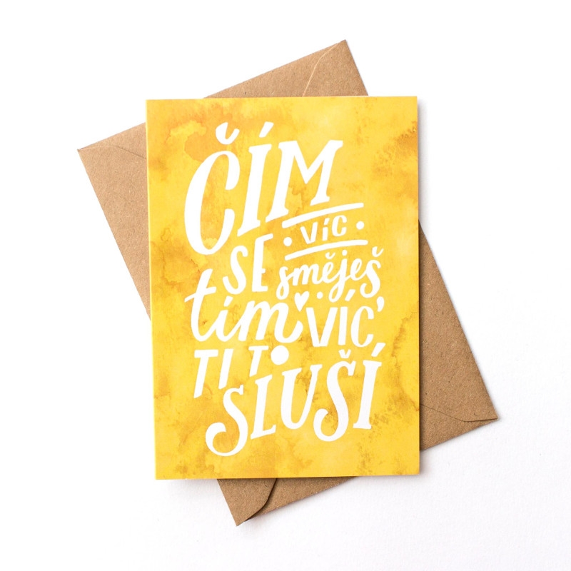 Prianie k narodeninám Čím viac sa smeješ, tým viac Ti to pristane