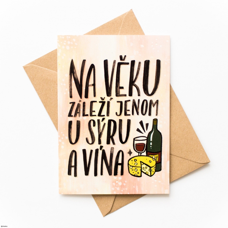 Prianie k narodeninám Na veku záleží len u syrov a vína