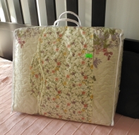 Prikrývka na jednolôžko patchwork kvetinové 140x200cm