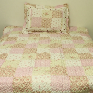 Prikrývka na jednolôžko Ružové sny 140x200cm