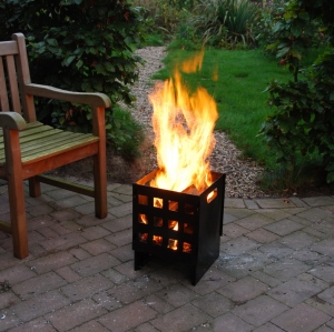 Prenosné ohnisko skladacie 30,5x30,5x40cm
